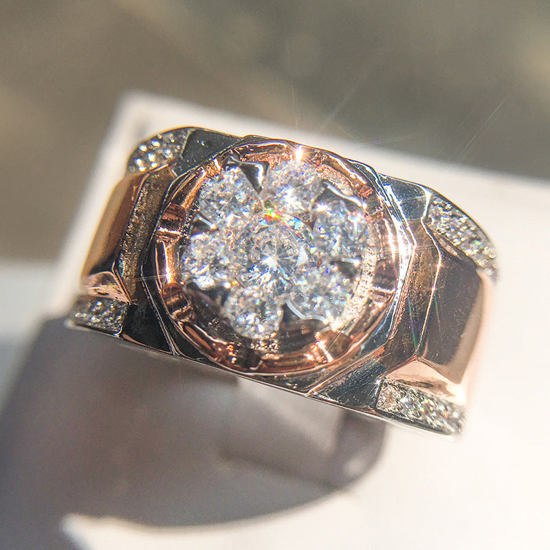 "EleganceFusion™ - European & American Two-Tone Ring for Men | ROLJORD" Roljord