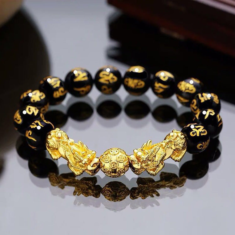 "ZenVibe Retro Six Character Mantra Beads Bracelet - USA & Canada Exclusive" Roljord