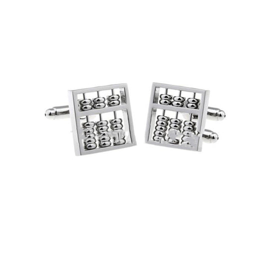 "Roljord Movable 3D Abacus Cufflinks - Unique Miniature Abacus Cufflinks for Math Enthusiasts" Roljord