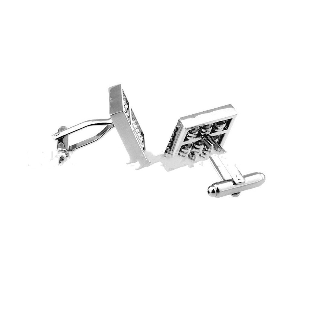 "Roljord Movable 3D Abacus Cufflinks - Unique Miniature Abacus Cufflinks for Math Enthusiasts" Roljord