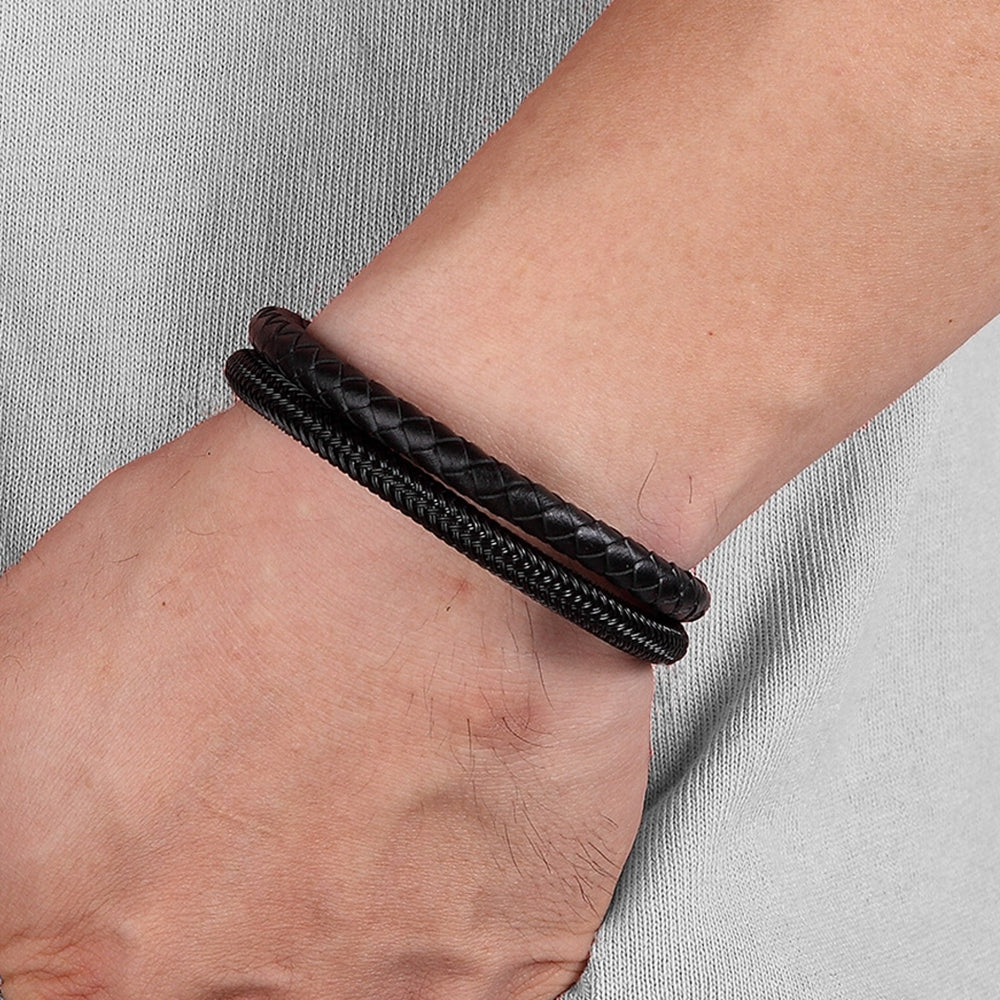 "Roljord Two-Tone Magnetic Buckle Bracelet for Men and Women | USA & Canada Magnetic Bracelet" Roljord