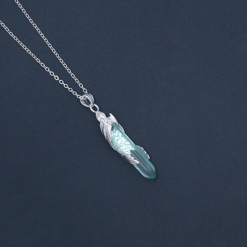 "Yu-Gi-Oh inspired soul super necklace, anime pendant edition. Material: Metal, electroplating process. Includes 1 necklace."
