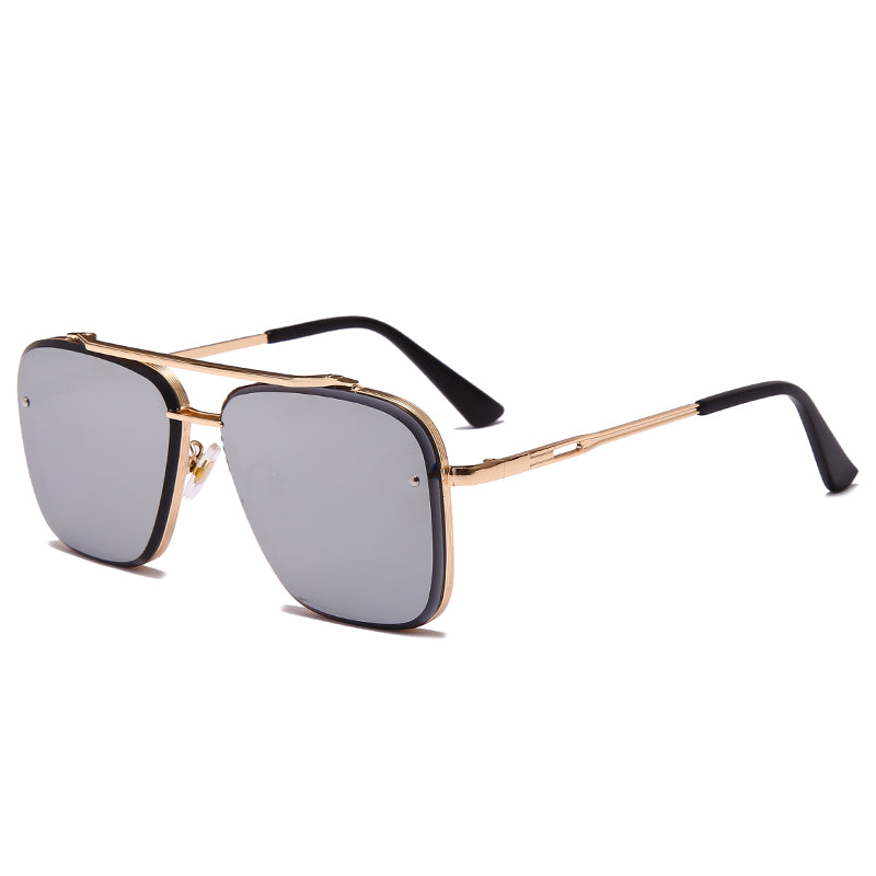 GeoShield Vintage Metal Sunglasses | Stylish Shades for USA and Canada Roljord