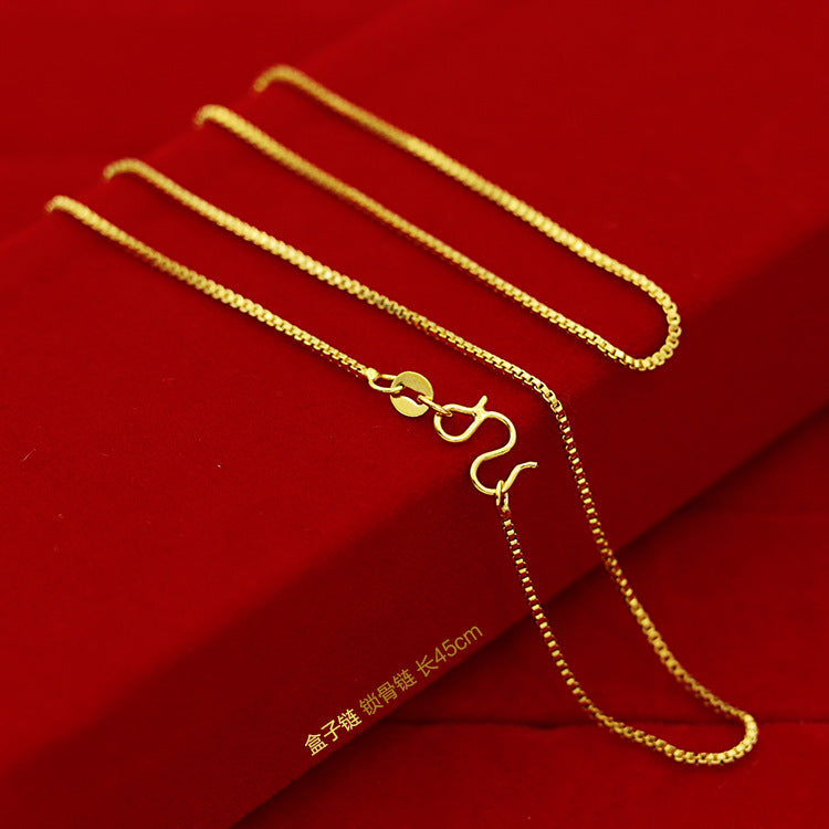 "GoldGlow: Chic Charm Pendant"