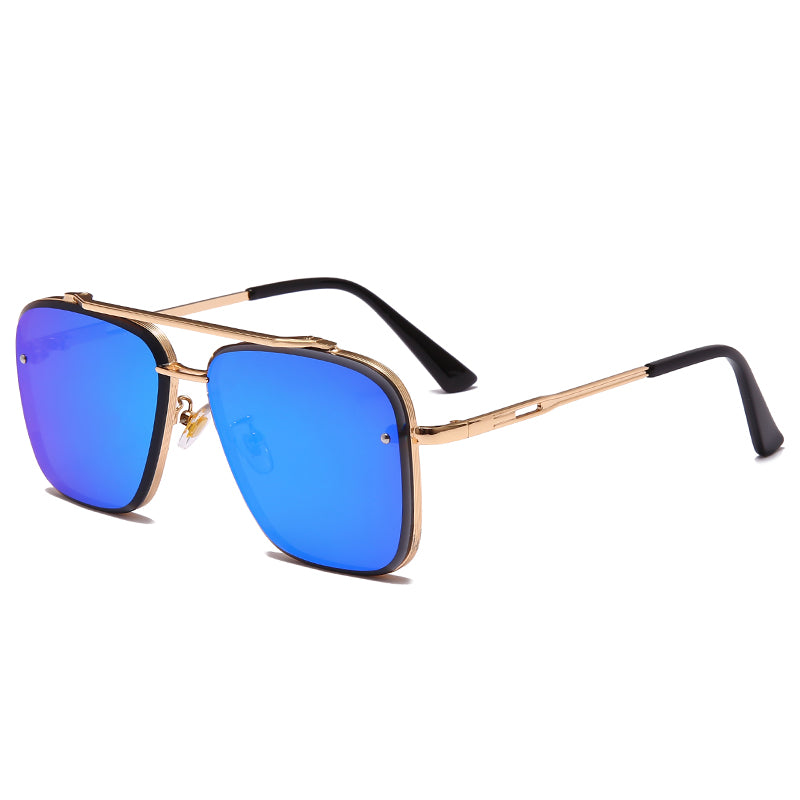GeoShield Vintage Metal Sunglasses | Stylish Shades for USA and Canada Roljord