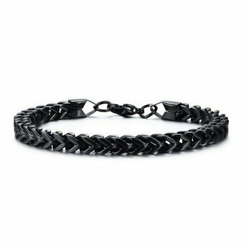 Bold Link Stainless Steel Chain Bracelet for Men