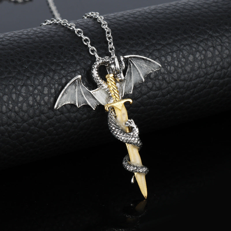 "Stylish arrow essence necklace, personalized jewelry marvel. Zinc alloy metal, 2.8*4.4cm size, includes 1 necklace."