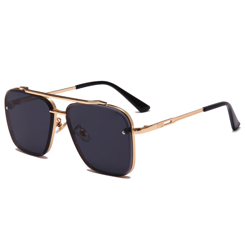 GeoShield Vintage Metal Sunglasses | Stylish Shades for USA and Canada Roljord