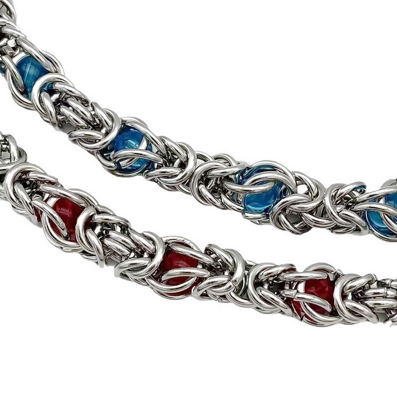 Men's Sapphire Splice Necklace