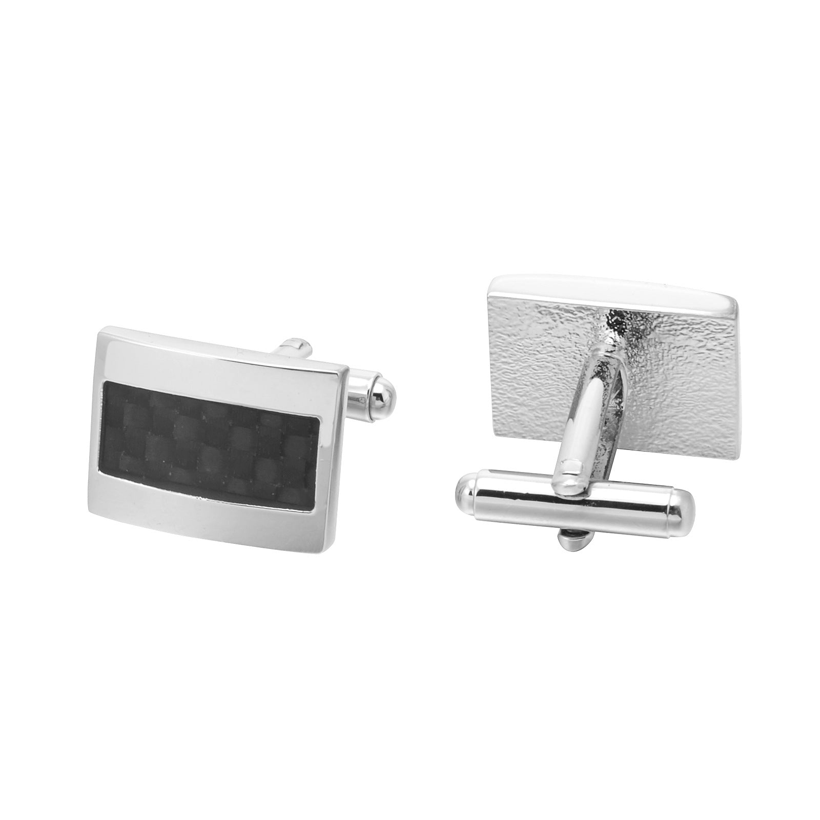 CarbonElite Cufflinks: Sleek and Stylish Men's Business Cufflinks Roljord