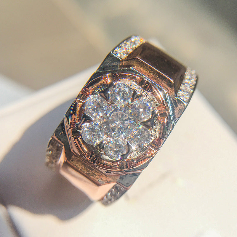 "EleganceFusion™ - European & American Two-Tone Ring for Men | ROLJORD" Roljord
