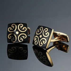 "CarbonElite Cufflinks - Stylish Carbon Fiber Cufflinks for Men | USA & Canada" Roljord