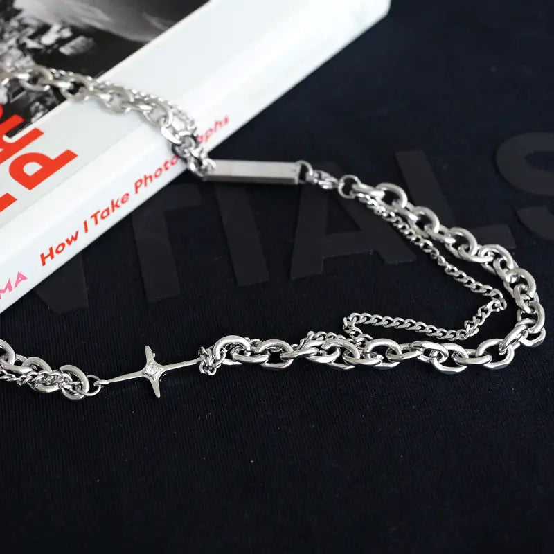 "Celestial Elegance Double-Layer Necklace | Shop USA & Canada" Roljord