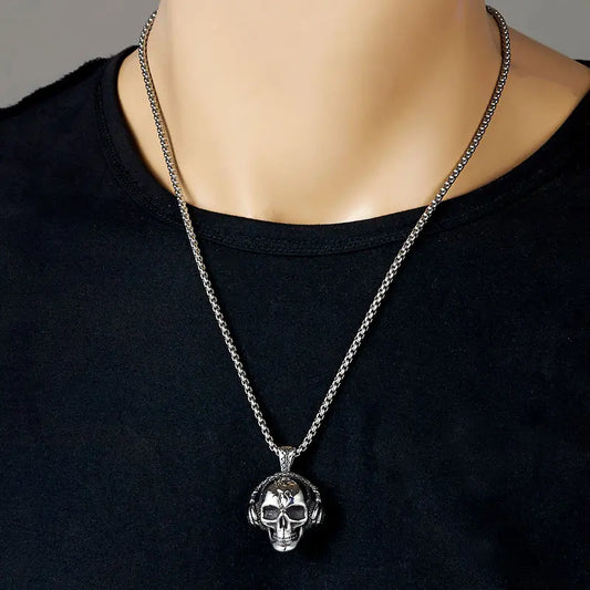 "Roljord GeoSteel Vintage Pendant Necklace | Men's Fashion | Titanium Steel | USA & Canada" Roljord