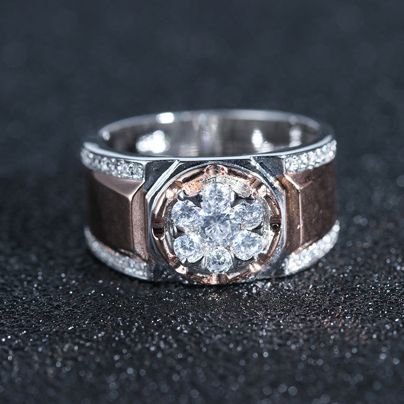 "EleganceFusion™ - European & American Two-Tone Ring for Men | ROLJORD" Roljord