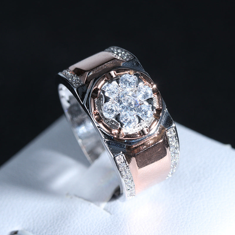"EleganceFusion™ - European & American Two-Tone Ring for Men | ROLJORD" Roljord